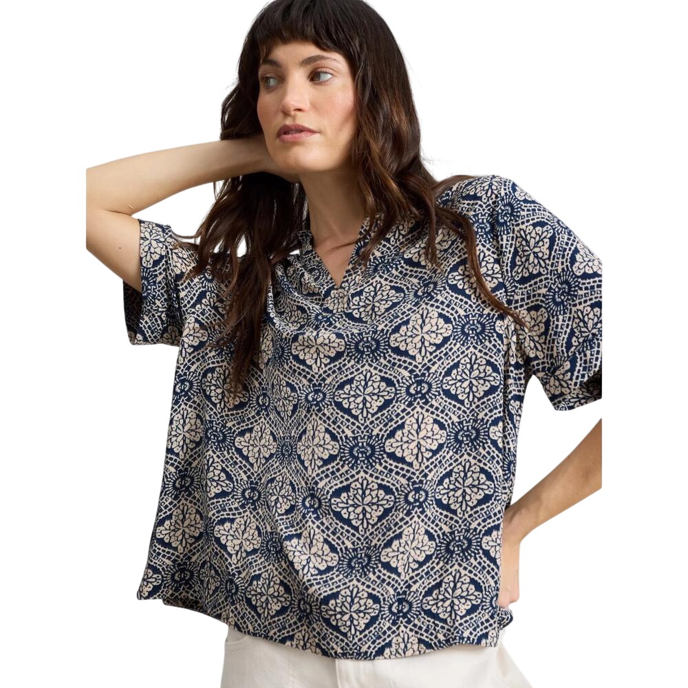 White Stuff Teakie Crinkle Blouse